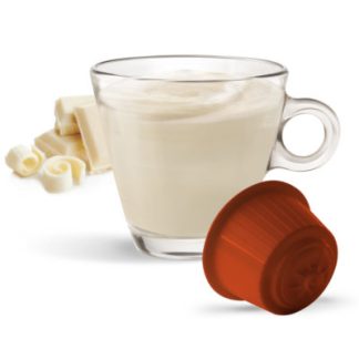 Белый шоколад Gimoka - 16 капсул, совместимых с Dolce Gusto.