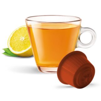 Лимонный чай Gimoka - 16 капсул, совместимых с Dolce Gusto.