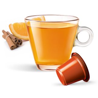 Кофе Gimoka со вкусом апельсина и корицы — 10 капсул, совместимых с Nespresso.