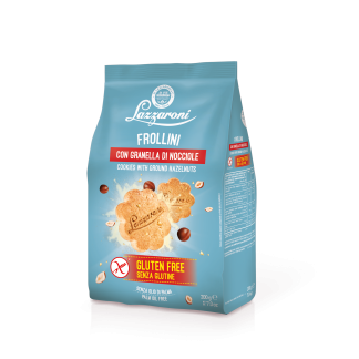 Lazzaroni - Безглютеновое печенье с фундуком - 200 г