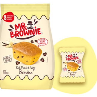 Пирожные «Мистер Брауни» с шоколадной крошкой, 200 г.