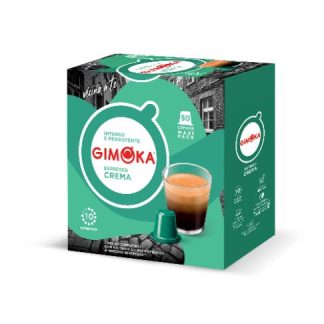 Кофе Gimoka Nespresso*, совместимый с кофемашиной CREMA blend, 50 капсул.