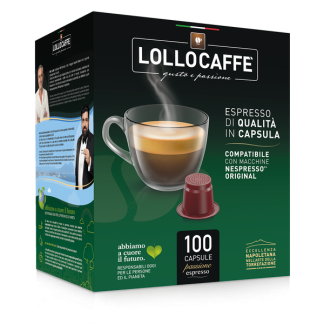 Капсулы Lollo Box для PassioNespresso* Black Blend, 100 капсул.