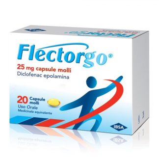 IBSA, Flectorgo 25 mg, 20 Capsule Molli