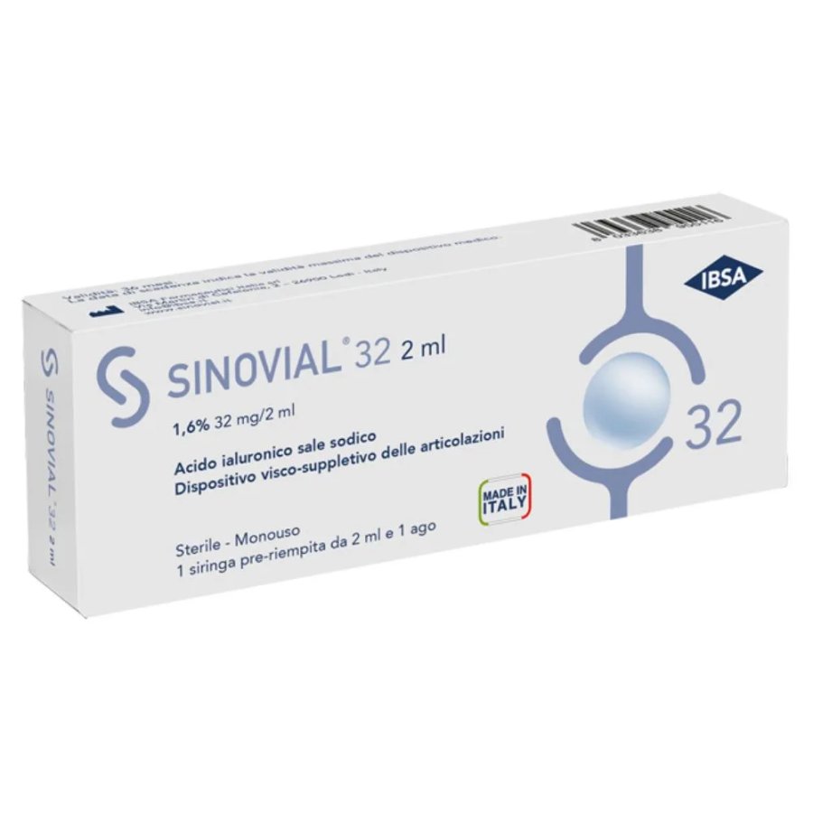 Sinovial Siringa 1,6% 32 mg/2 ml, 1 siringa