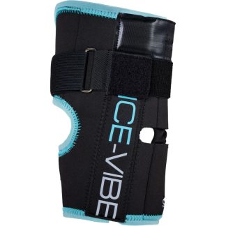 Ice-Vibe Fascia per il ginocchio II 2 Pezzi Nero/Acqua