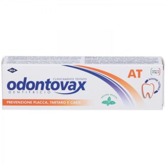 Odontovax AT Dentifricio Azione Totale, 75ml – Protezione Contro Placca, Tartar e Carie